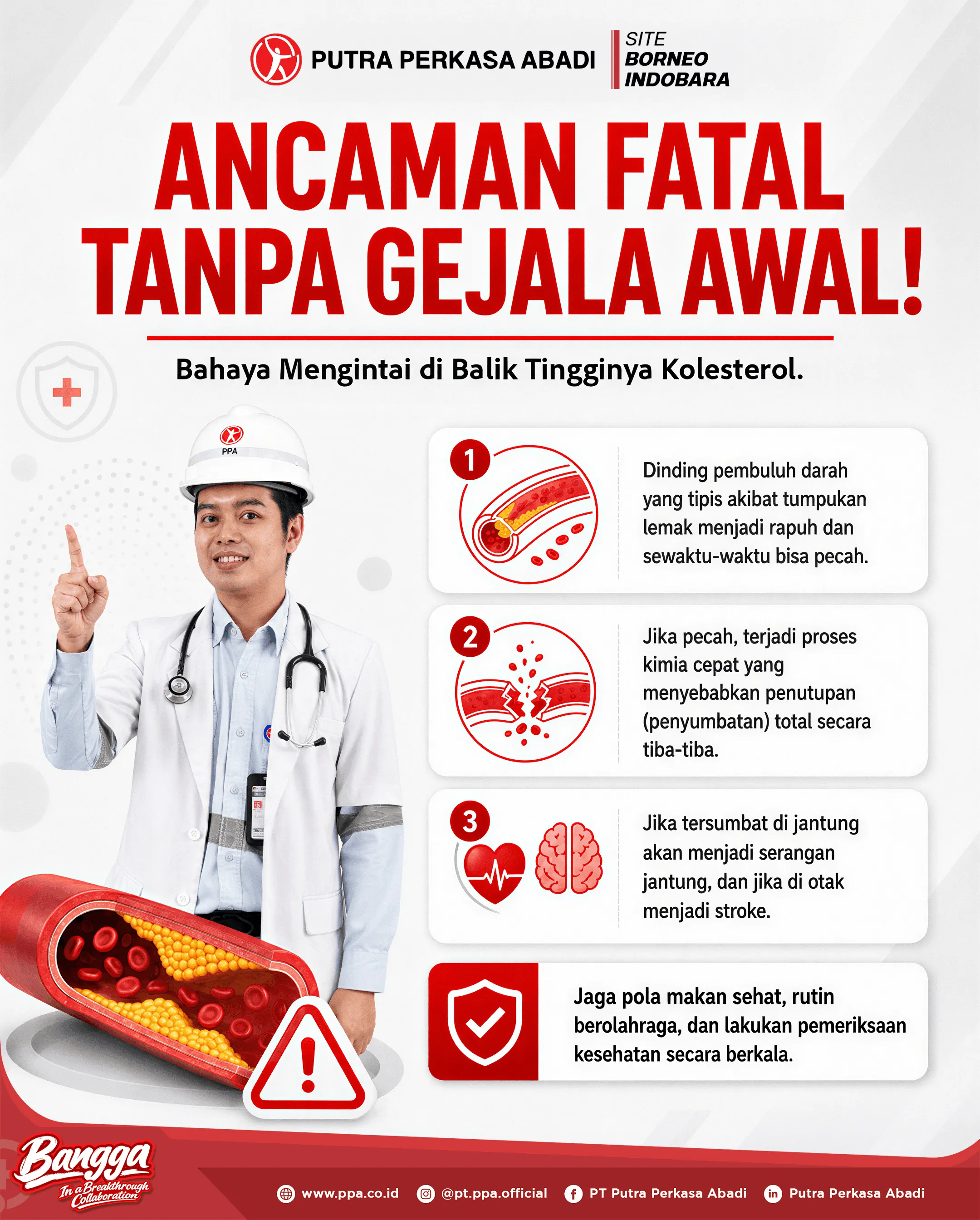 Kolesterol Tinggi: Ancaman Fatal yang Sering Datang Tanpa Gejala
